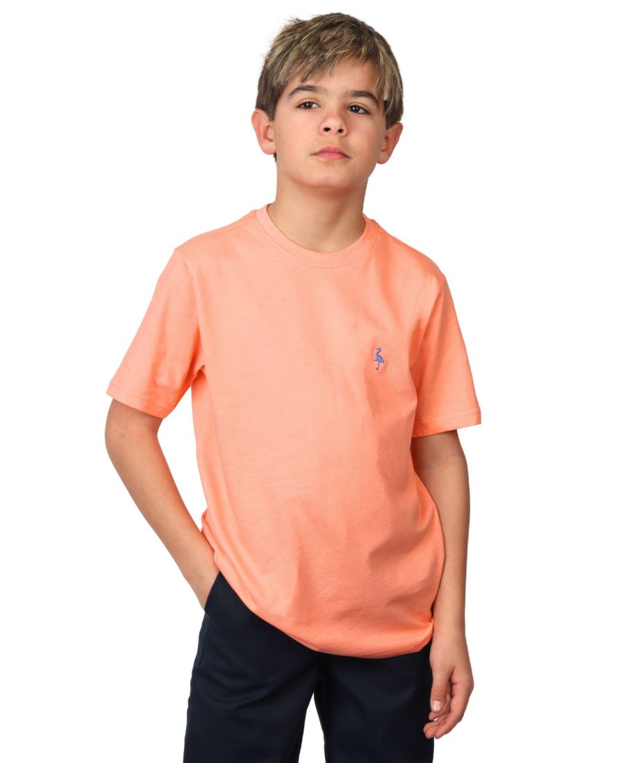 

Детская футболка из очень мягкой меланжевой ткани Tailorbyrd, Orangeade