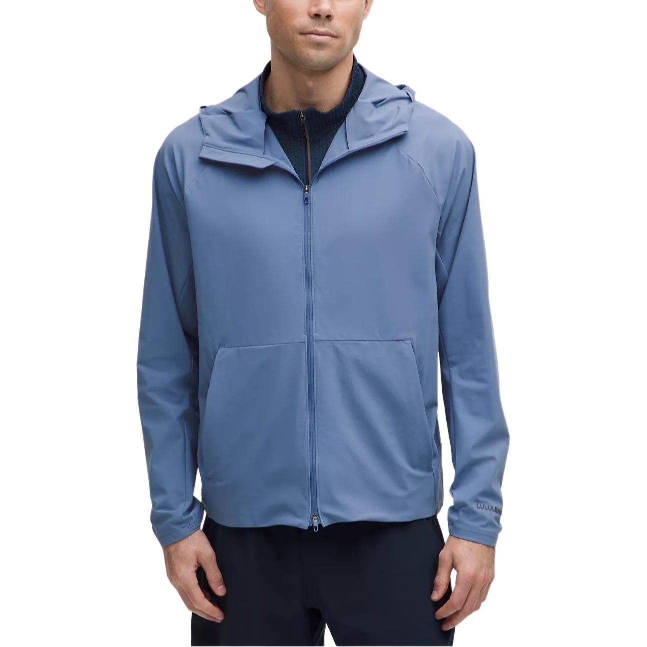 

Lululemon Куртка спортивная худи с длинным рукавом, Washed Denim/WSDN