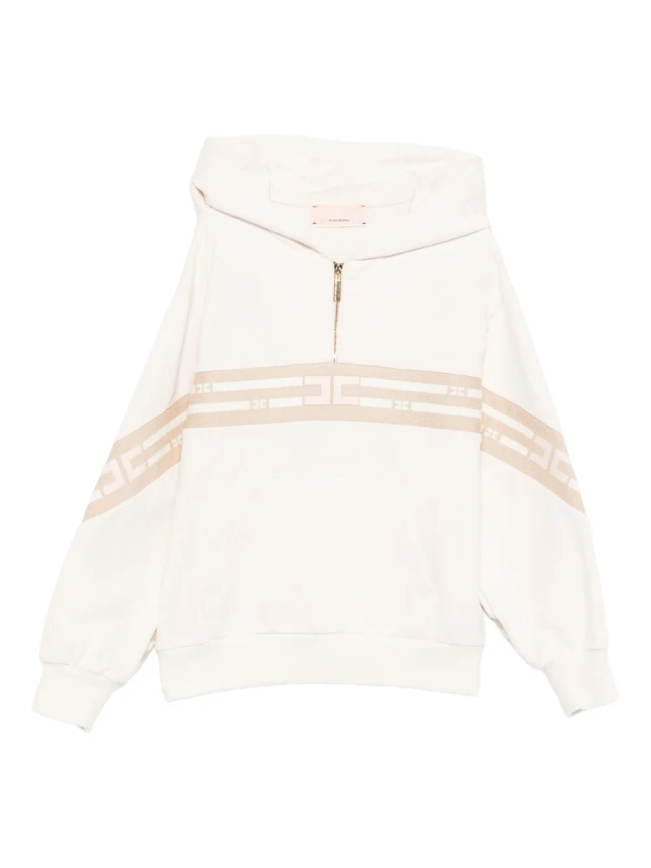 

Худи на молнии Elisabetta Franchi La Mia Bambina, нейтральный