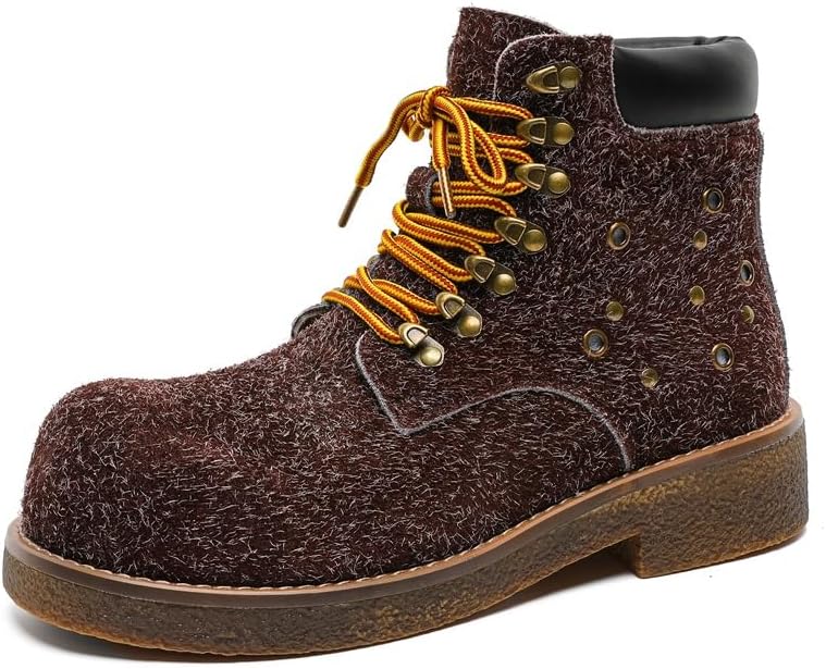 

Мужские ботинки челси, кожаные ботинки в стиле милитари, толстая подошва, нескользящая и износостойкая, повседневные, удобные, классические кожаные туфли Zestrelax, коричневый