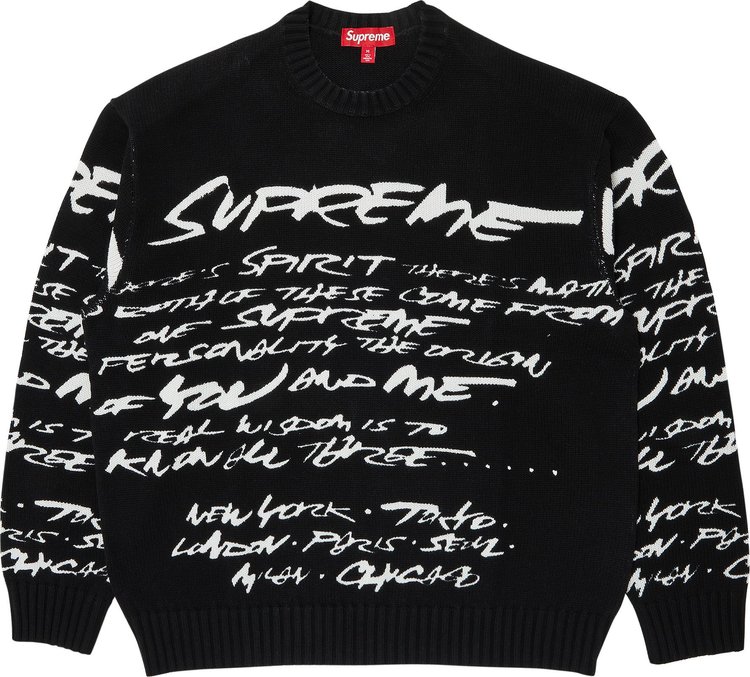 

Свитер Supreme Futura 'Black', черный