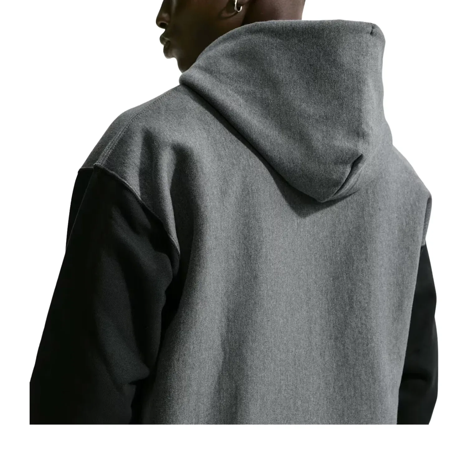 Худи Nike Solo Swoosh x Syna Fleece Full-Zip Hoodie 'Grey' — фото 3