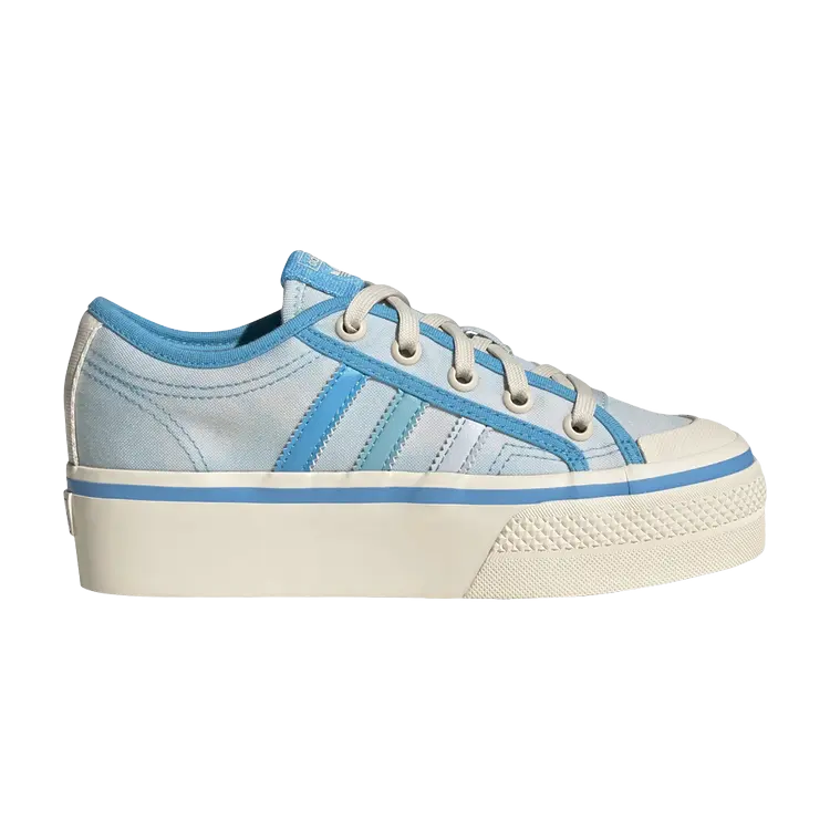 

Кроссовки Adidas Nizza Platform J, синий