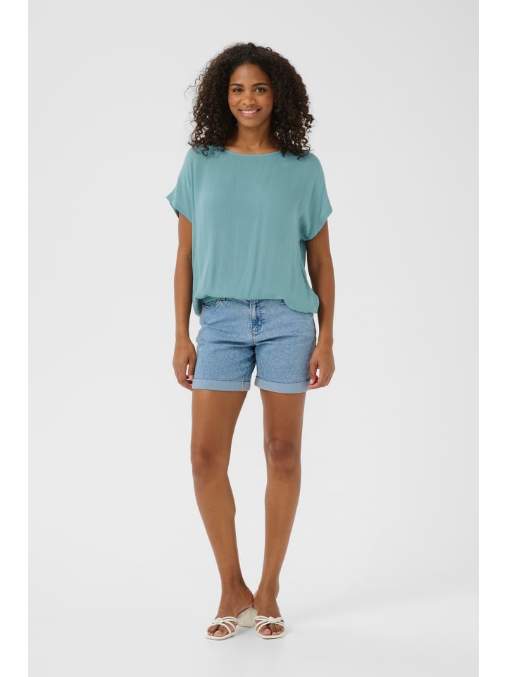 

Блузка без рукавов KAamber свободного кроя в бирюзовом цвете Kaffe