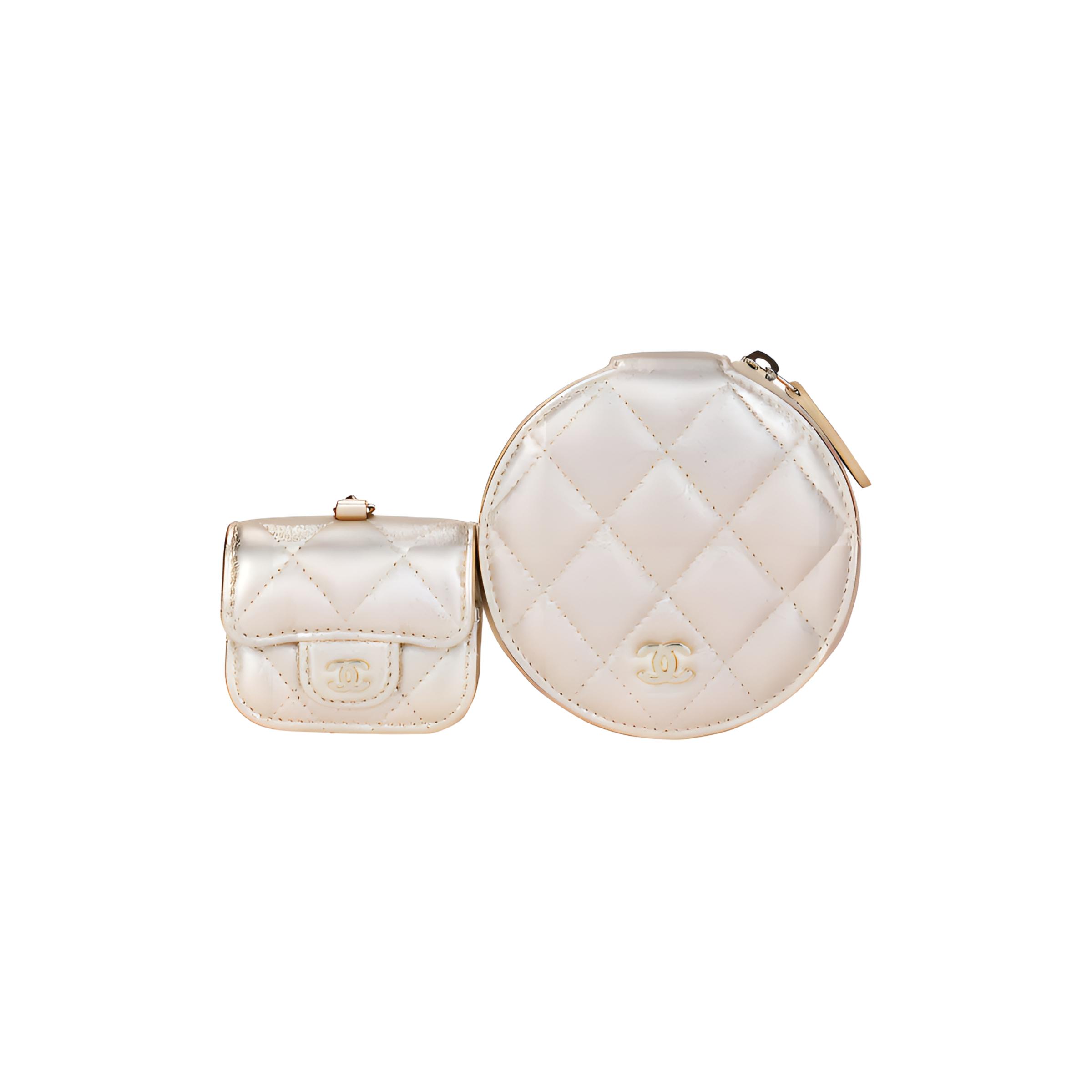 

CHANEL Комплект из кашемира и кожи women's gold