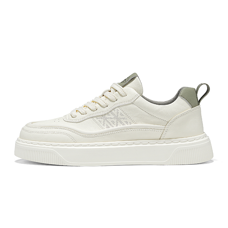 

HLA Низкие скейтерские кроссовки мужские бежево-зеленые, цвет Beige Green