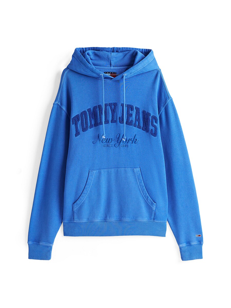 

Толстовка с капюшоном на молнии Tommy Jeans, цвет Royal blue/Dark blue