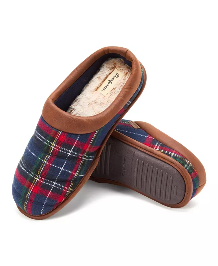 Мужские домашние тапочки Asher Marled Knit Clog Dearfoams, мультиколор — фото 3