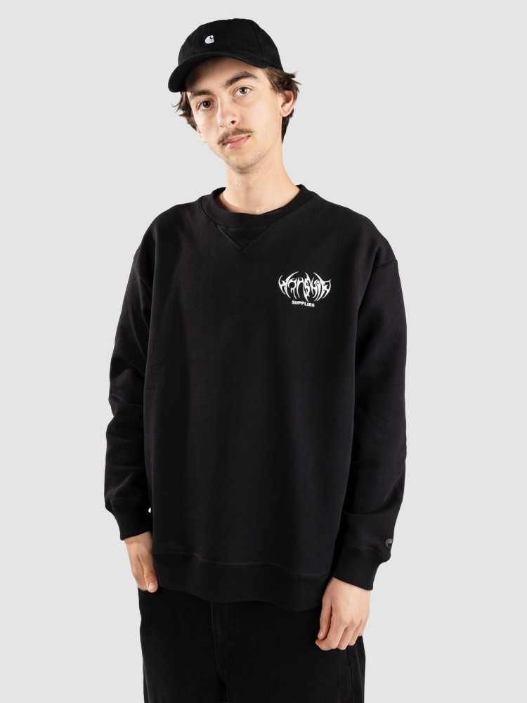 

Свитер Worship Supplies Diablo Fleece Crew Sweater, black