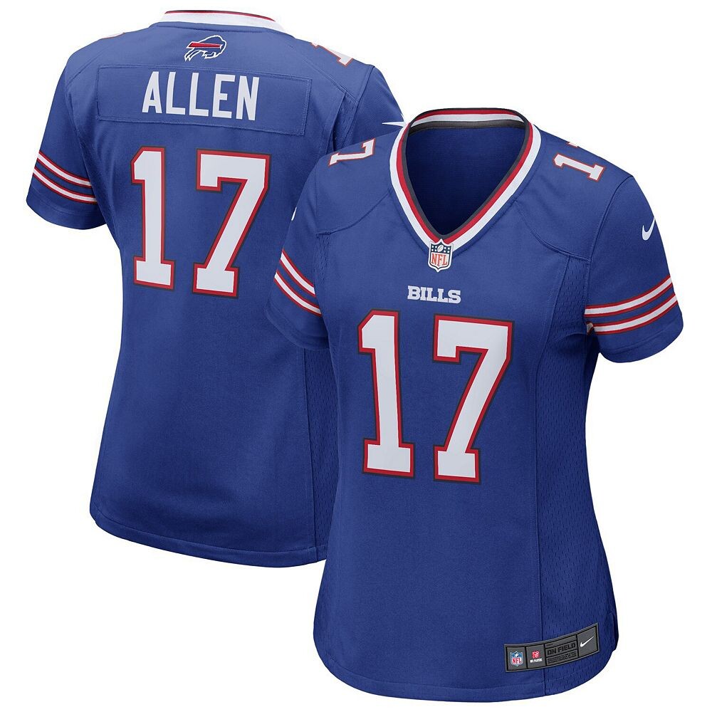 

Женское джерси Nike Josh Allen Royal Buffalo Bills Game, цвет Bil Blue