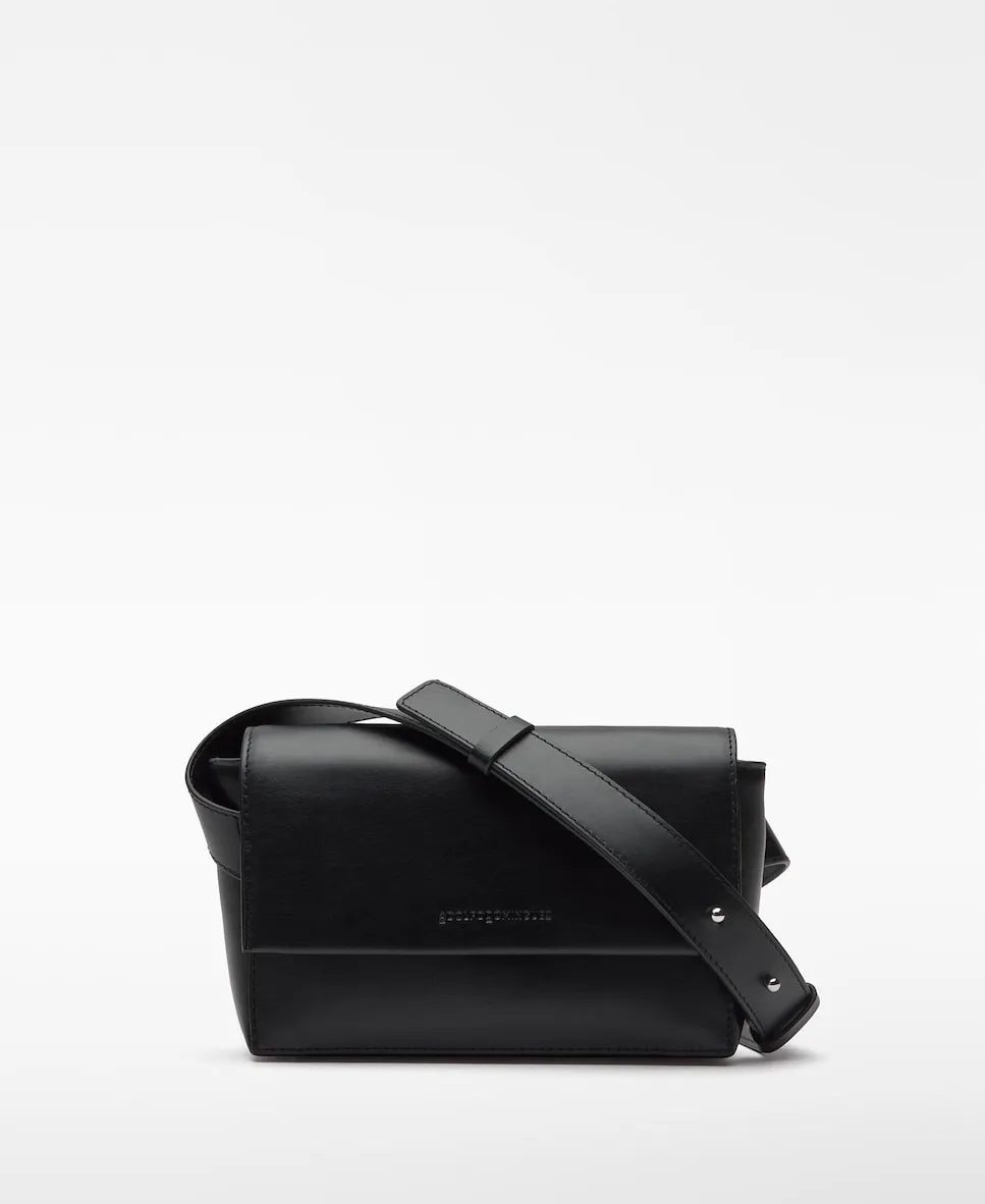 

Мужская сумка через плечо из кожи Adolfo Dominguez, черный