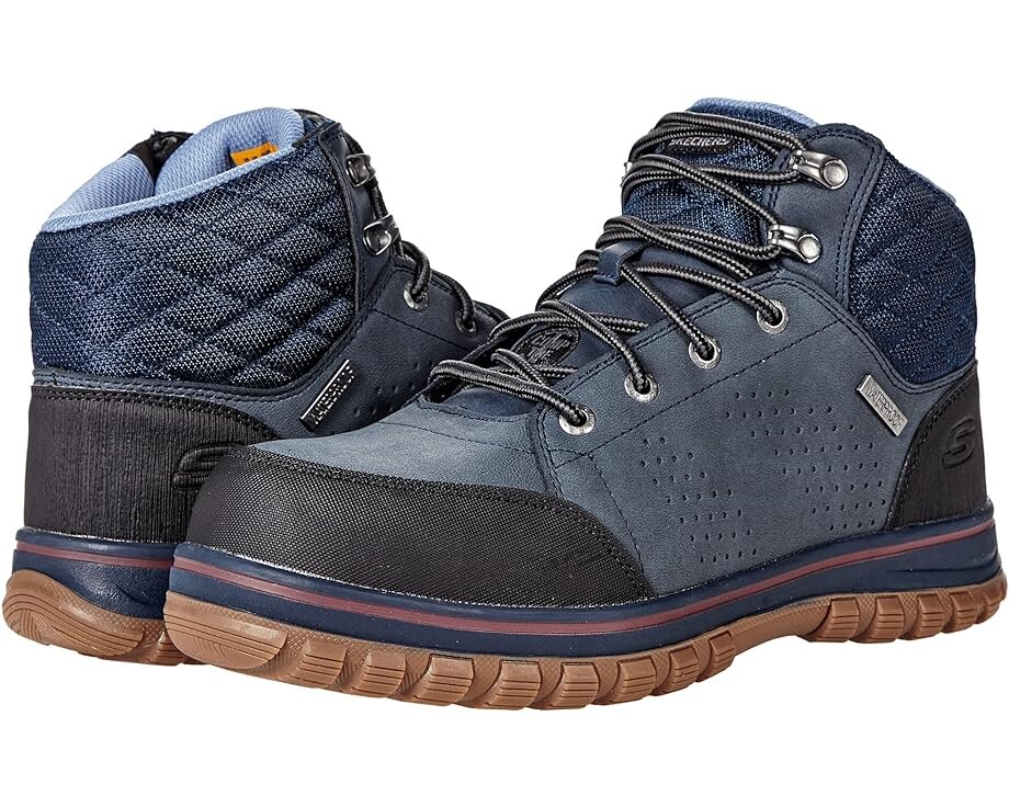 

Ботинки SKECHERS Work Mccoll Comp Toe, цвет Navy/Black