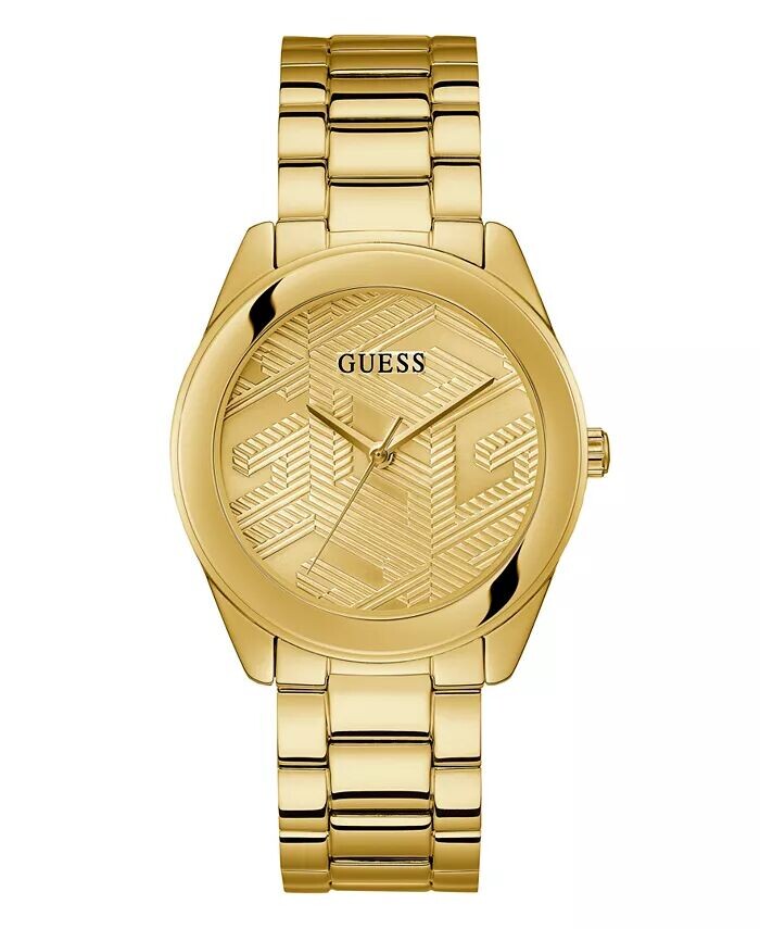 

Женские аналоговые золотистые часы из нержавеющей стали, 40 мм GUESS, желтый