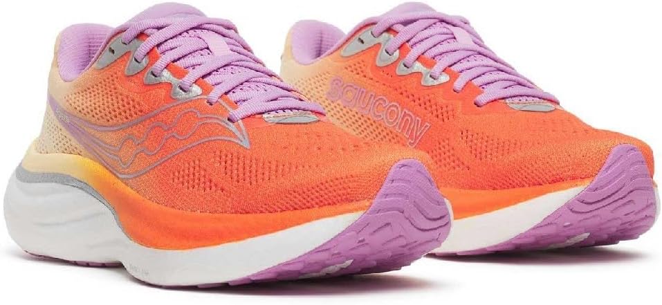 Мужские кроссовки Saucony Ride 19, Fire/Orchid — фото 2