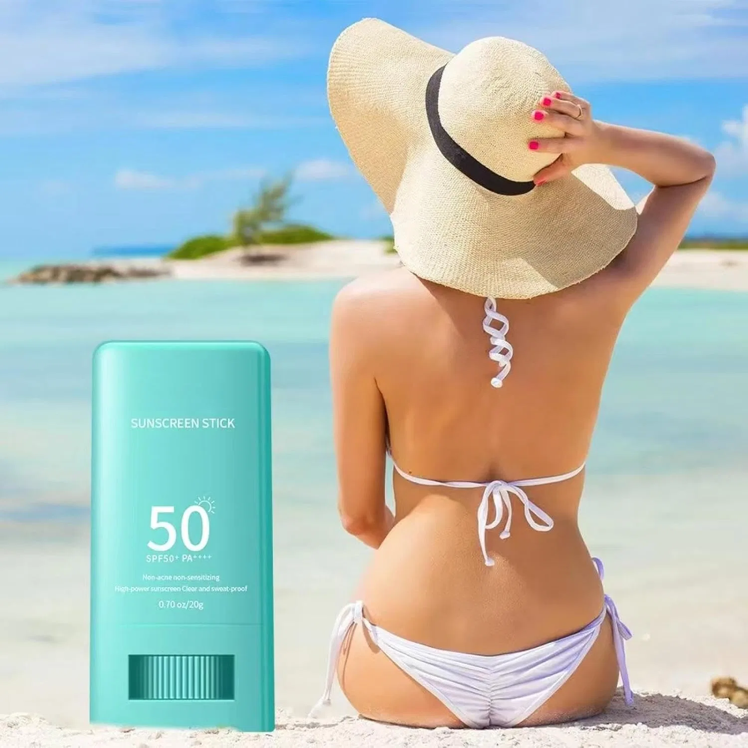 Солнцезащитный стик для лица и тела XUANOCHENG SPF50 PA++++, без отдушек, 1 шт — фото 2
