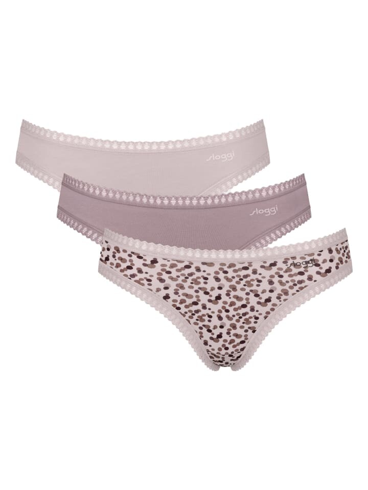

Трусы Sloggi Slip 3er Pack, розовый