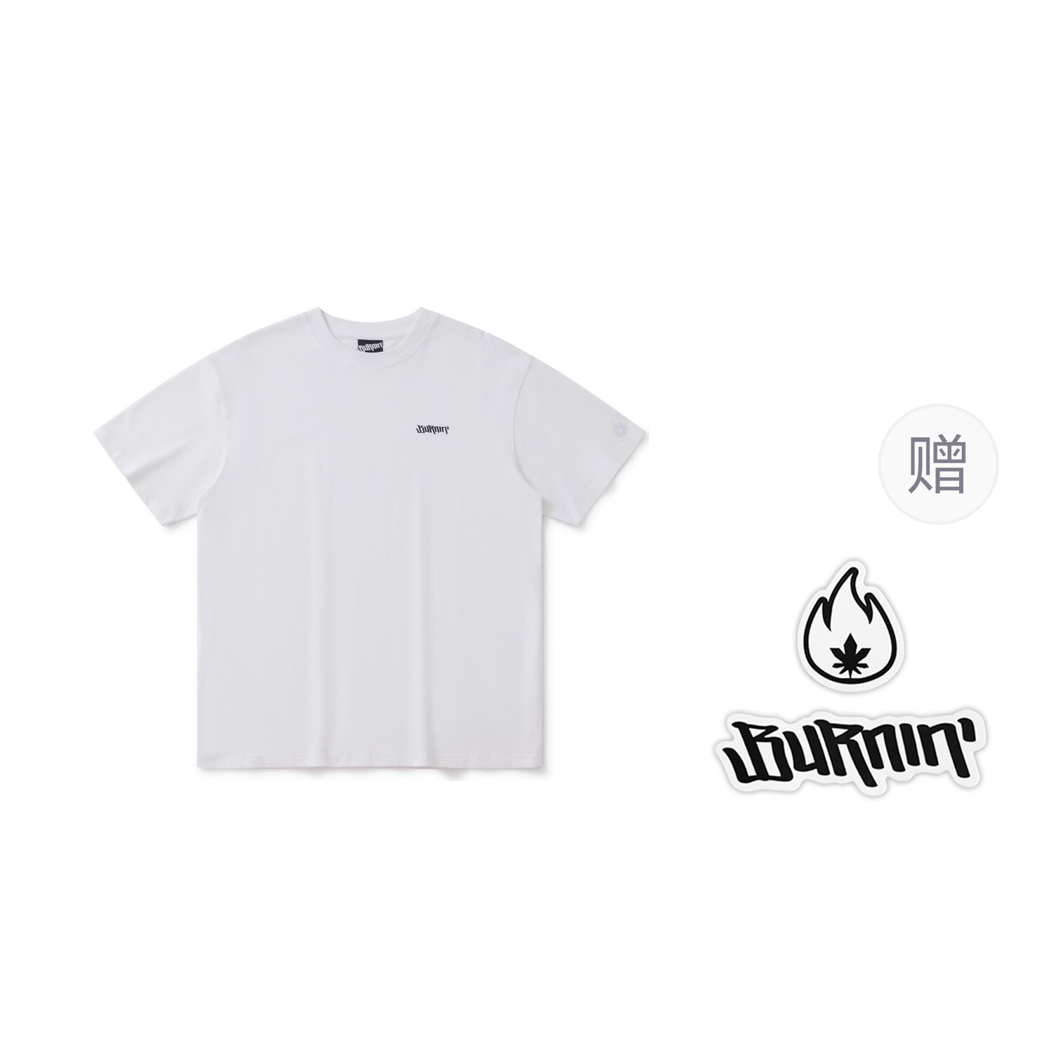 

BURNIN Футболка унисекс, Сахарный коралловый красный