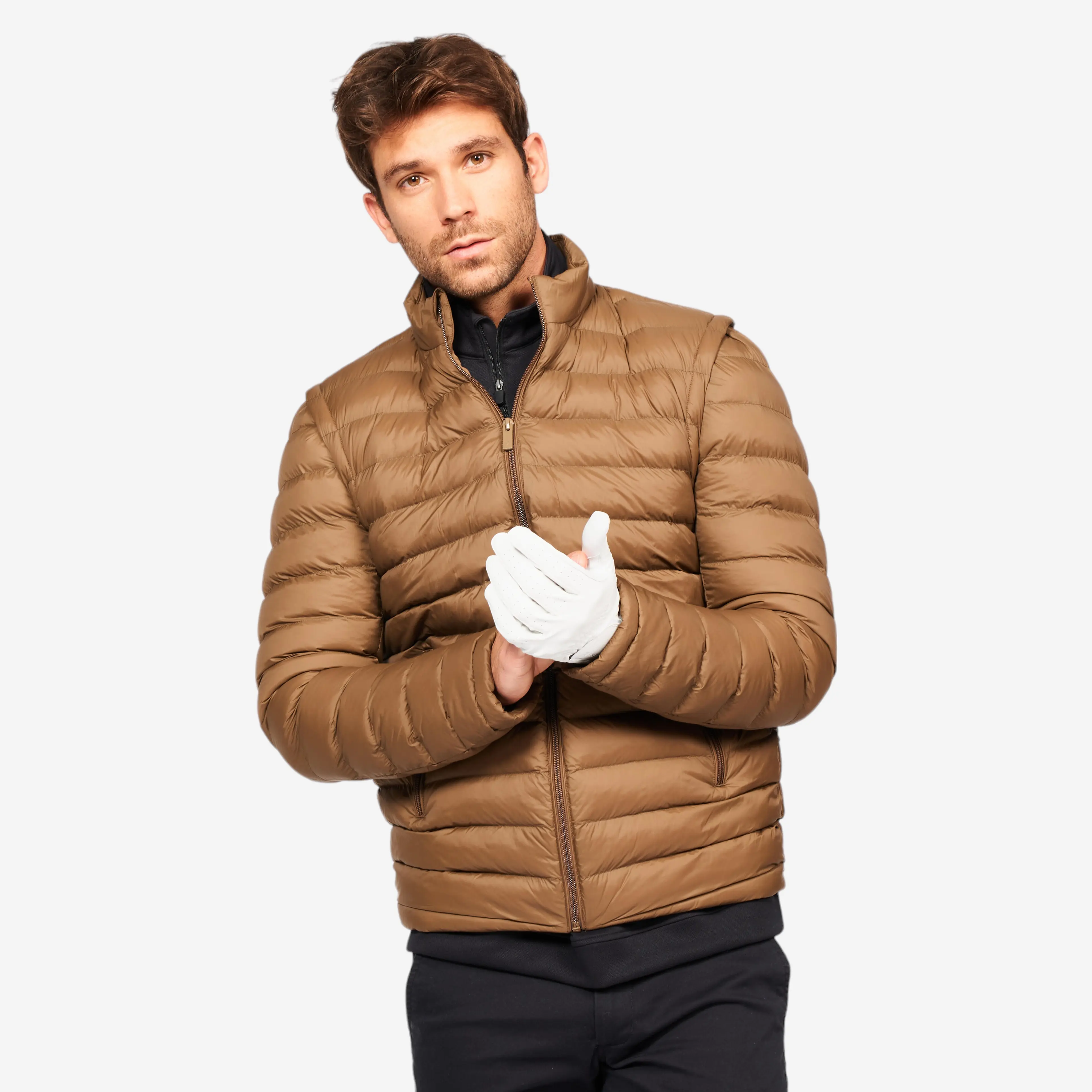 

Мужская хлопковая куртка для гольфа Inesis CW900 Heatflex