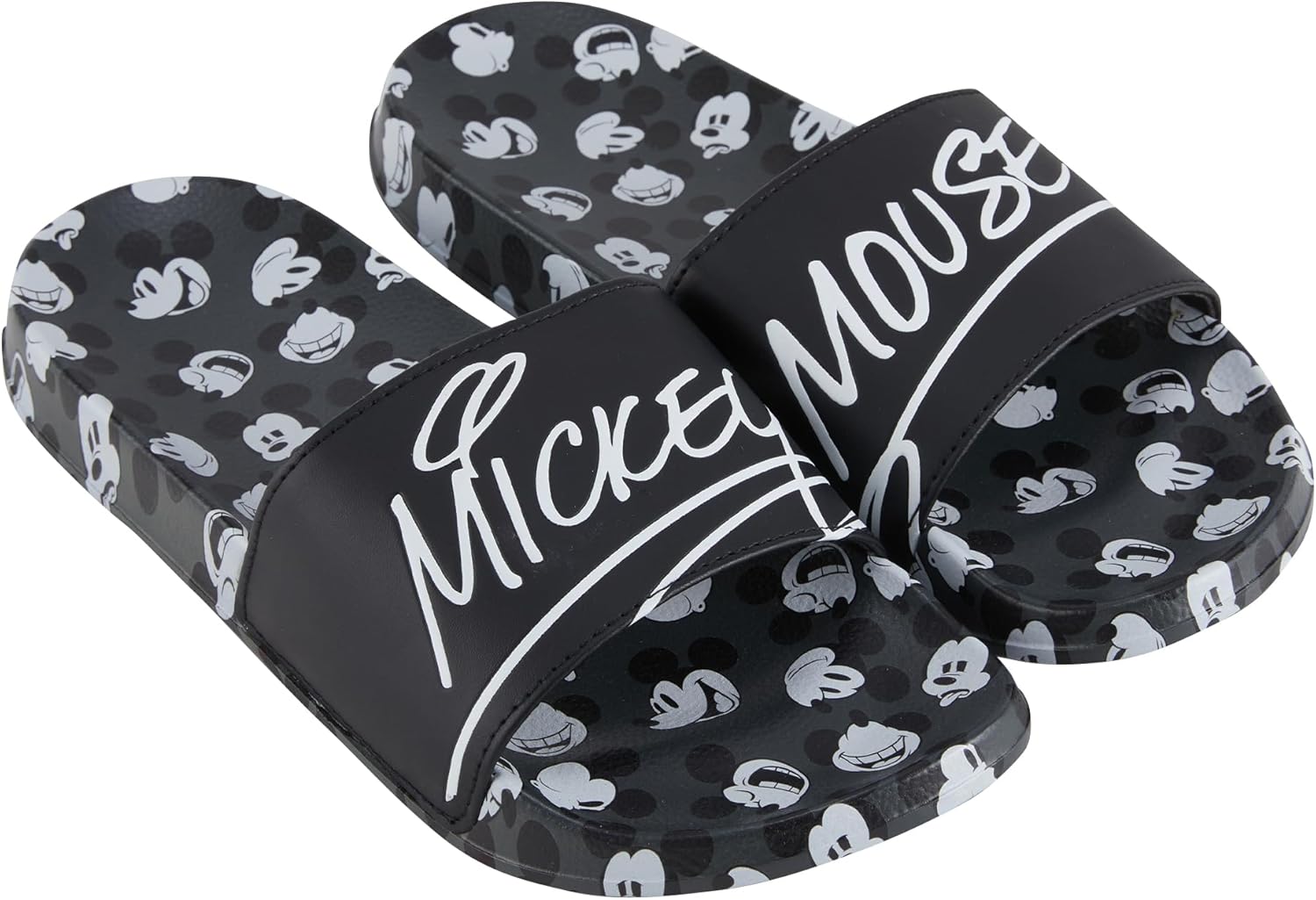 

Мужские шлепанцы Disney с Микки Маусом - Обувь с Микки Маусом - Шлепанцы с Микки, Минни, Гуфи, Дональдом и Дэйзи, черный