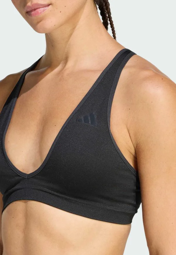 Мы используем спортивный бюстгальтер с легкой поддержкой. Adidas Performance, Black — фото 3