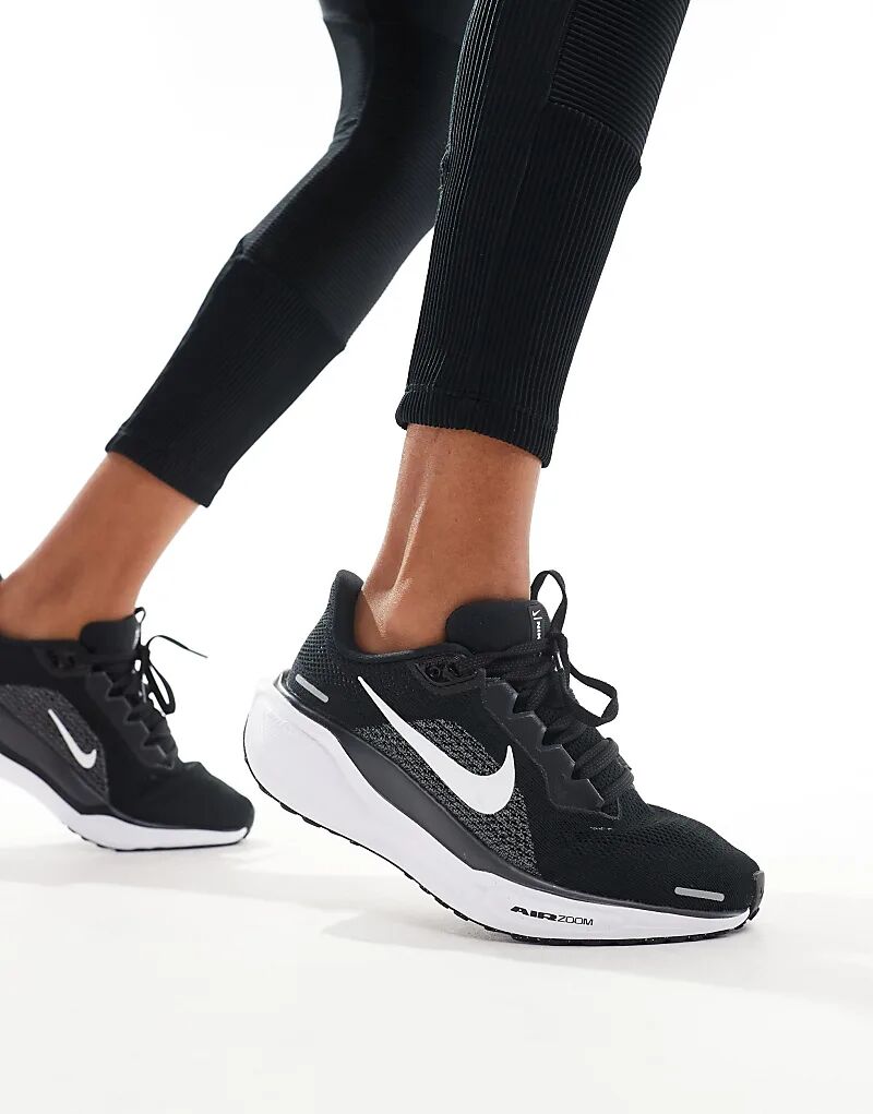Кроссовки Air Zoom Pegasus 41 в черном и белом цвете Nike Running — фото 4
