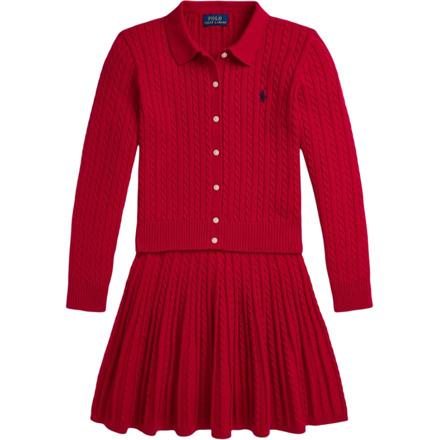 

Детский комплект из юбки Polo Ralph Lauren, красный