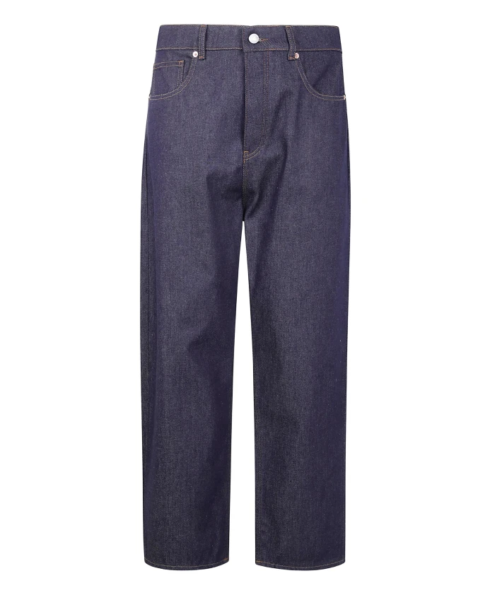 

Свободные джинсы из необработанного денима Drole De Monsieur, синий