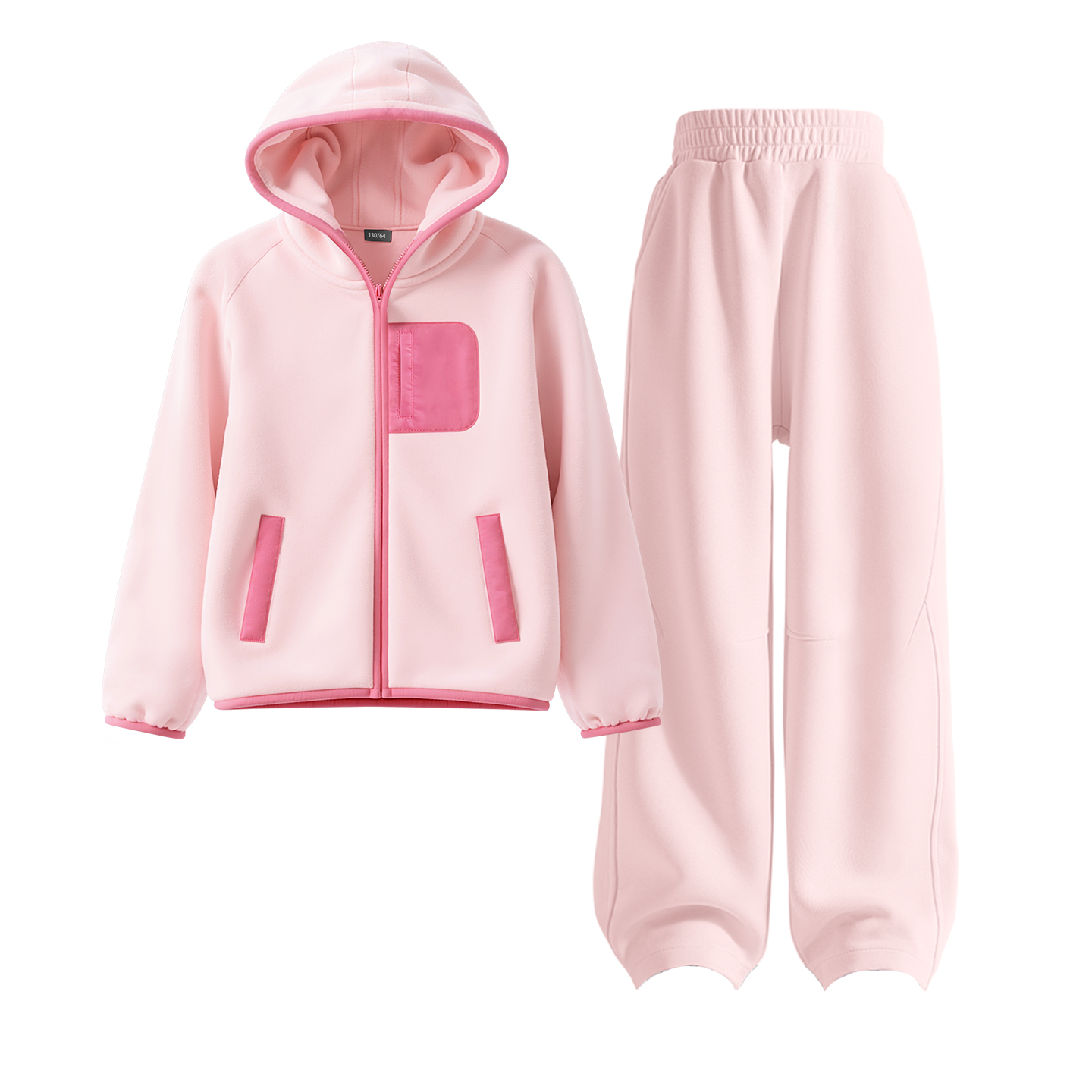 

Детская повседневная спортивная одежда Disney, Solid Color Frosting Pink