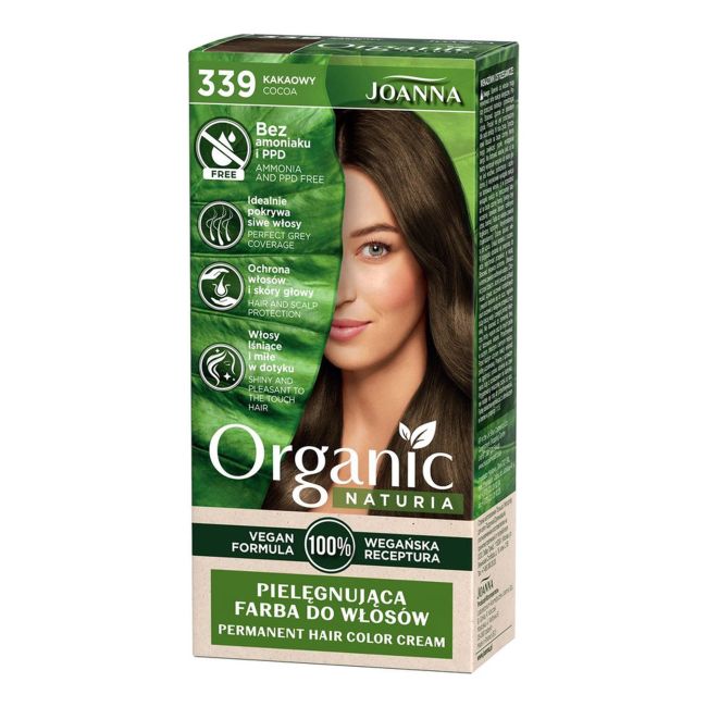 

Органическая краска для волос Naturia Joanna, цвет 339 cocoa