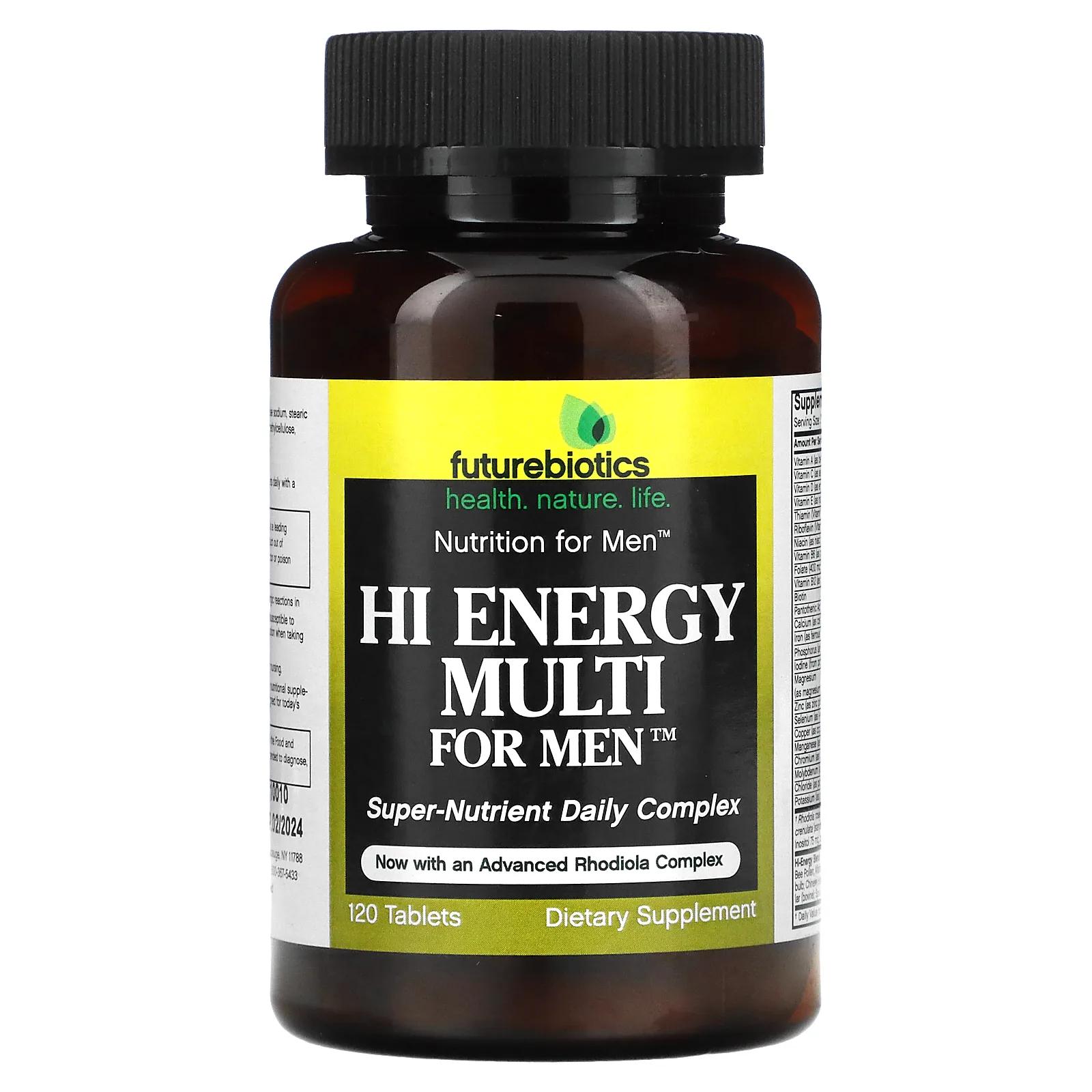 

FutureBiotics Hi Energy Multi for Men 120 Tablets