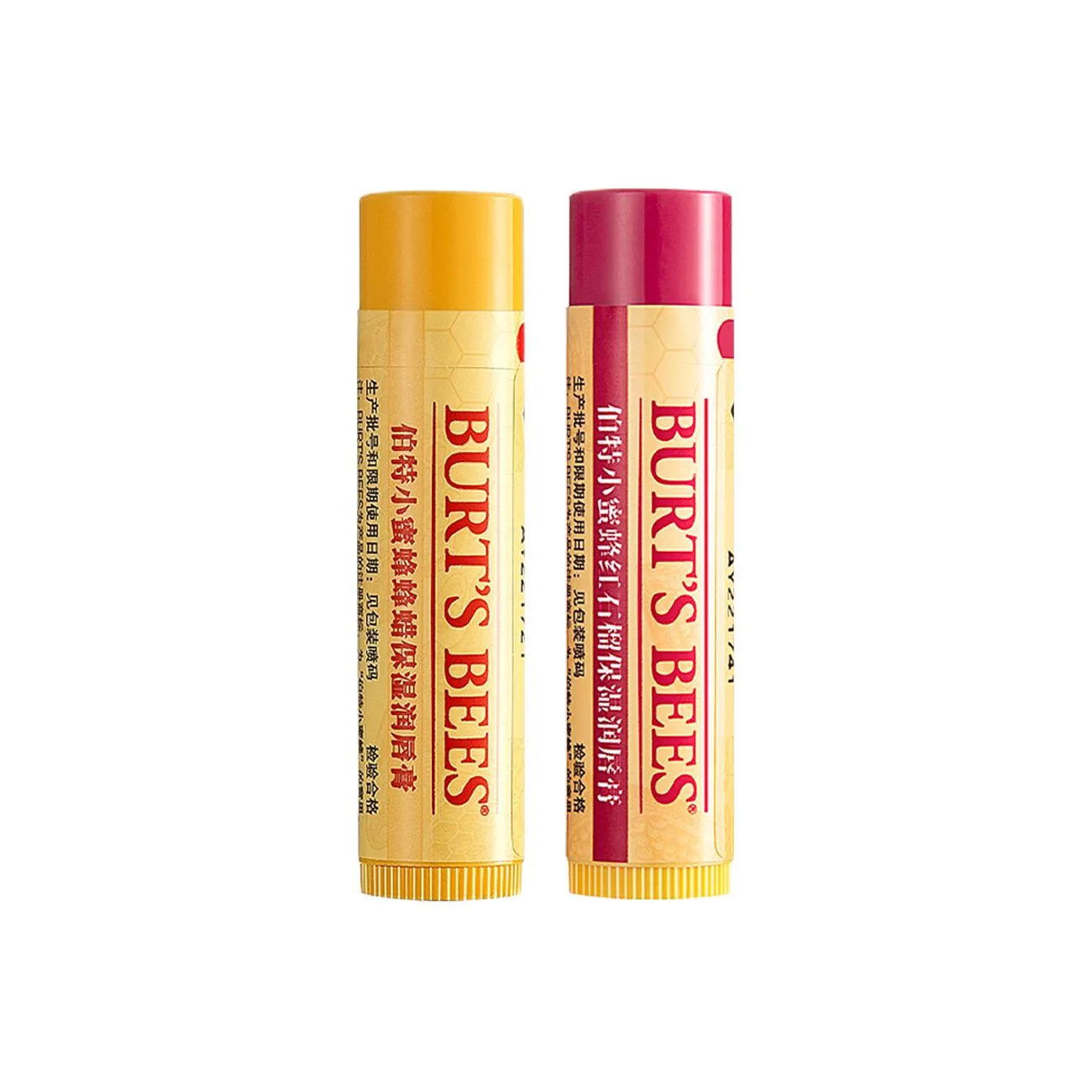 BURT'S BEES Бальзам для губ American Bert Bee Ace увлажняющий, предотвращает сухость и трещины, 4.25 г, Beeswax+Red Pomegranate