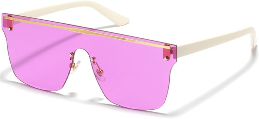 

Мужские солнцезащитные очки без оправы, женские солнцезащитные очки с большой оправой и защитой от УФ-излучения UV400. Очки-очки большого размера для женщин LANGSER, 1