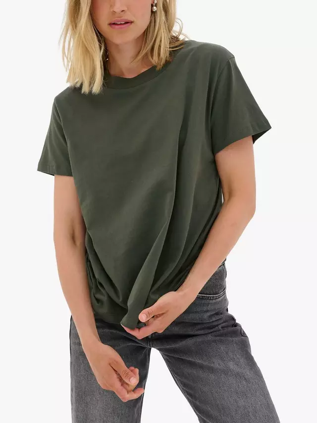 

Футболка MY ESSENTIAL WARDROBE Hanne Organic Cotton, темно-зеленый