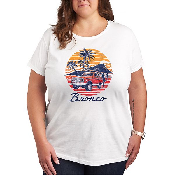 

Футболка с принтом Ford Bronco Sunset Vintage, plus size Licensed Character, White, Белый, Футболка с принтом Ford Bronco Sunset Vintage, plus size Licensed Character, White