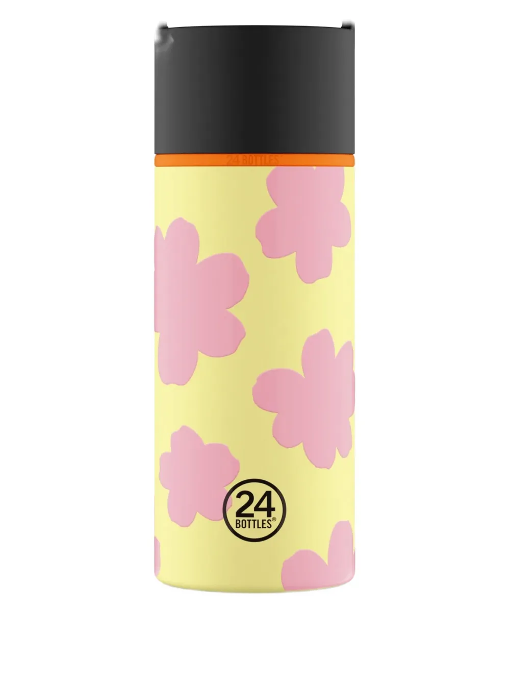 

Бутылка с цветочным узором (730 мл) 24Bottles, желтый
