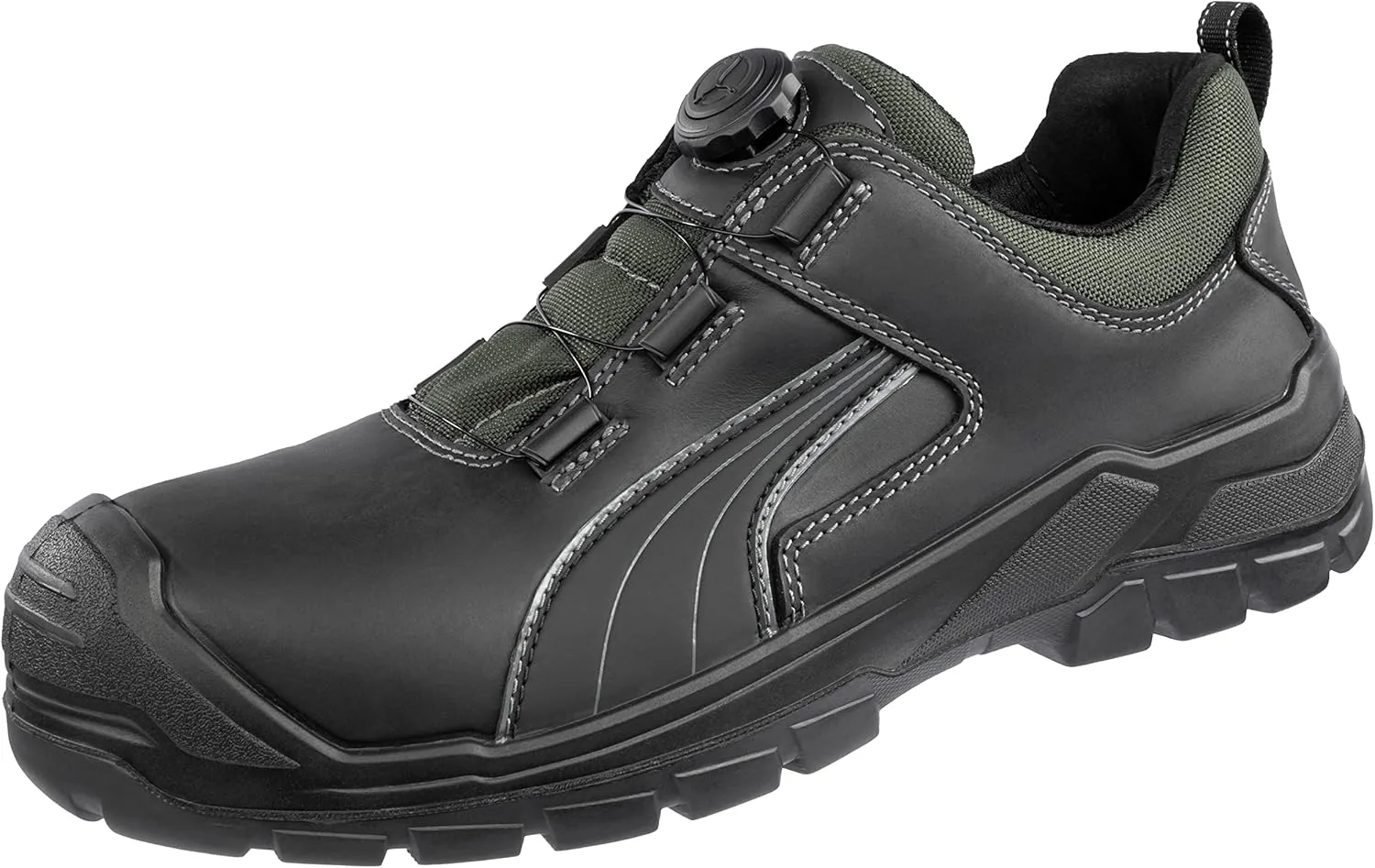 Защитные ботинки PUMA Safety Cascades DISC Low S3 CI HI HRO SRC с быстрой фиксацией и защитой от столкновений, для мужчин, серый