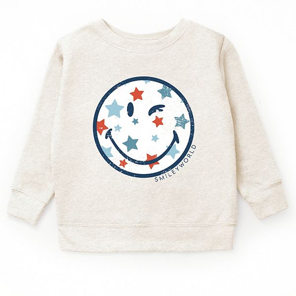 

Свитшот Smileyworld patriotic star wink youth The Juniper Shop, Natural