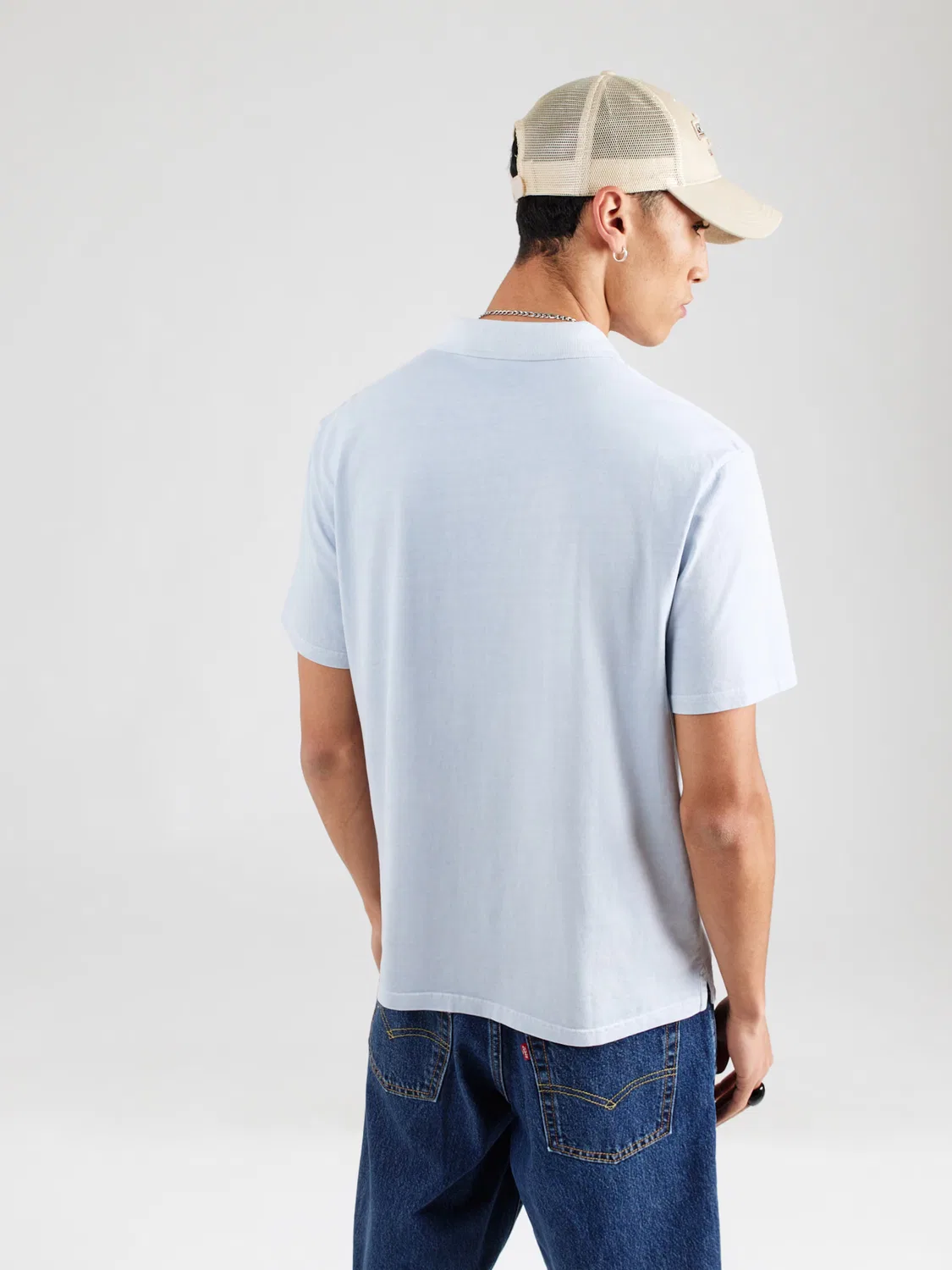 Рубашка 'Authentic Polo' Levi'S , Light Blue — фото 4