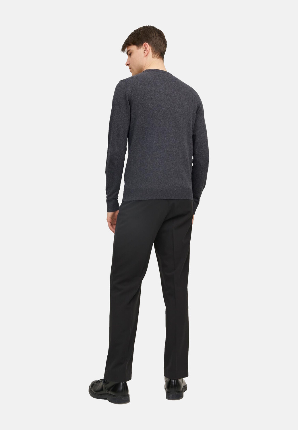 

Пуловер Jack & Jones Strick 'Emil', темно серый