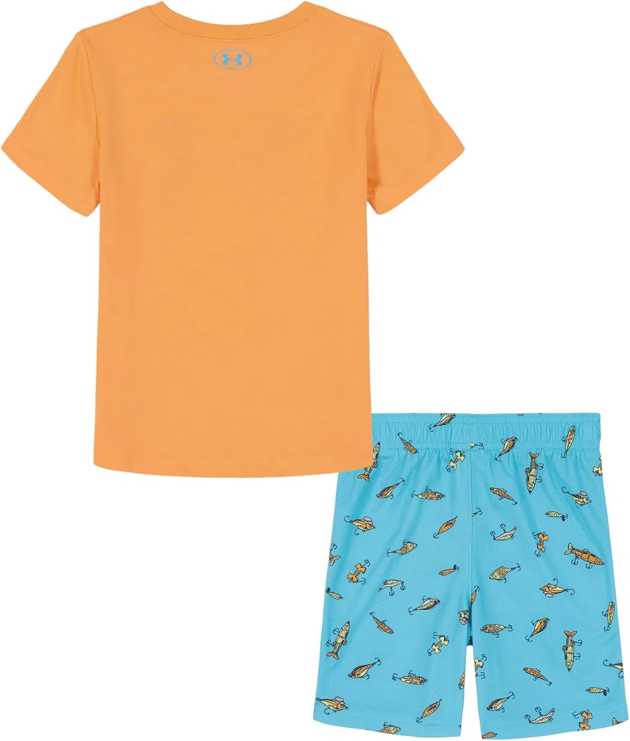 Детский комплект из футболки и шорт Under Armour, Orange Block Lure — фото 2