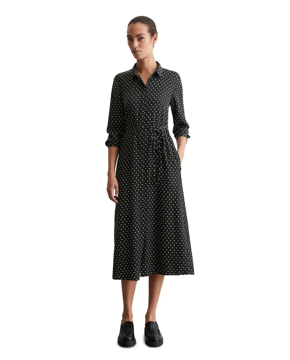 

Обычная блузка в горошек Marc O'Polo, черный