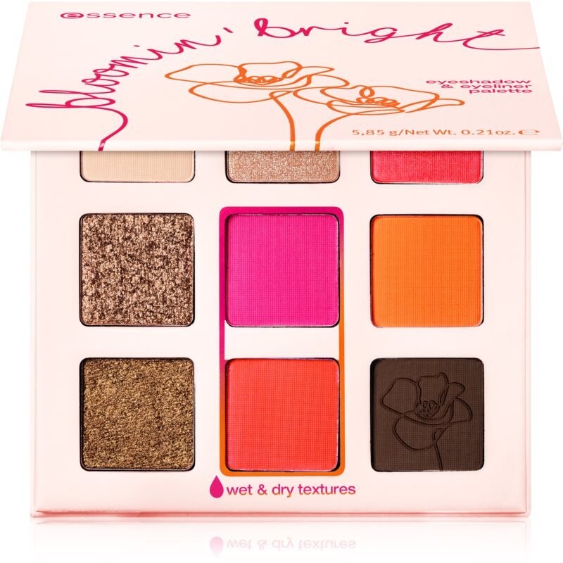 

Палитра теней для век Essence Bloomin' Bright 5,85 г