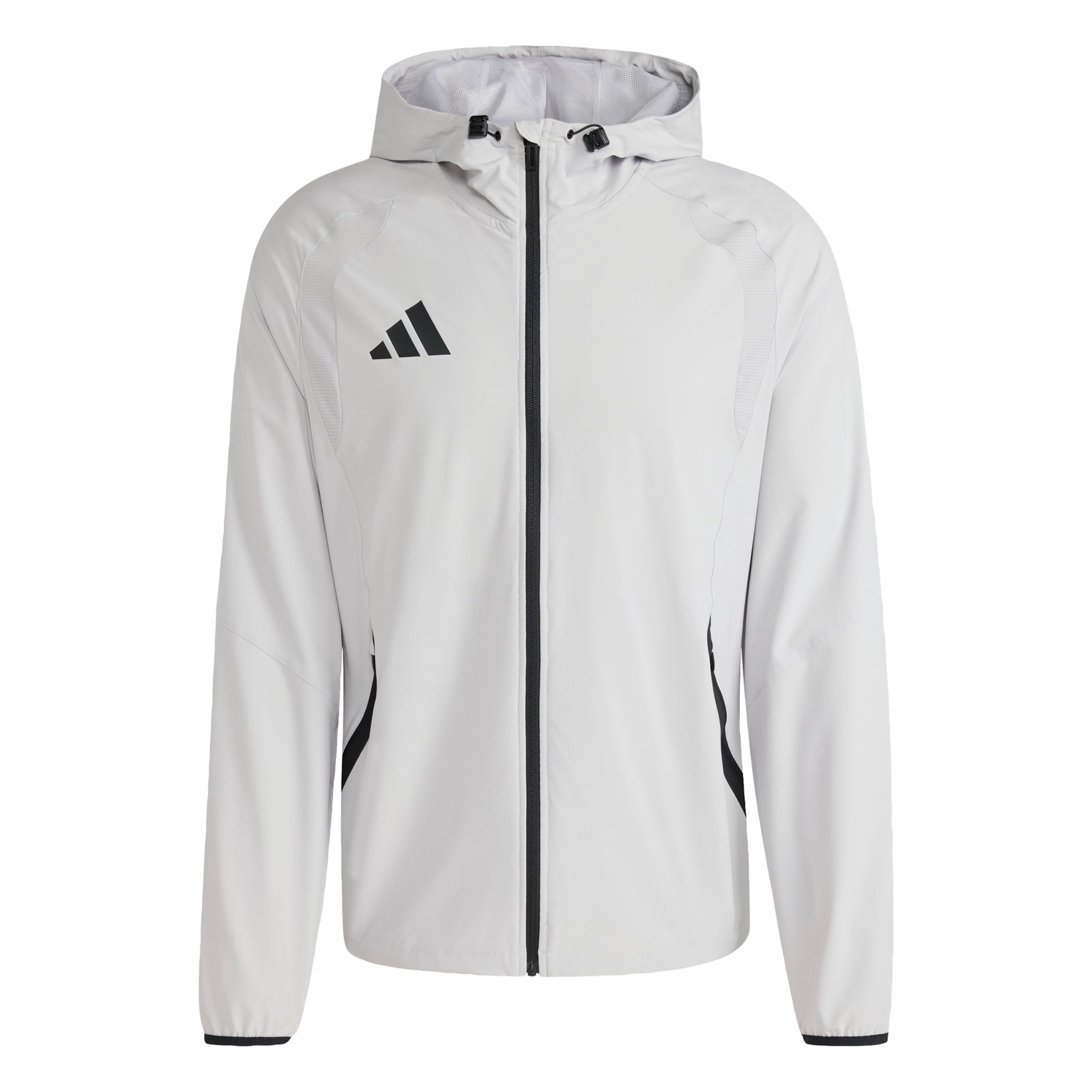 Adidas Performance Спортивная куртка 'Tiro Travel' в светло-сером цвете