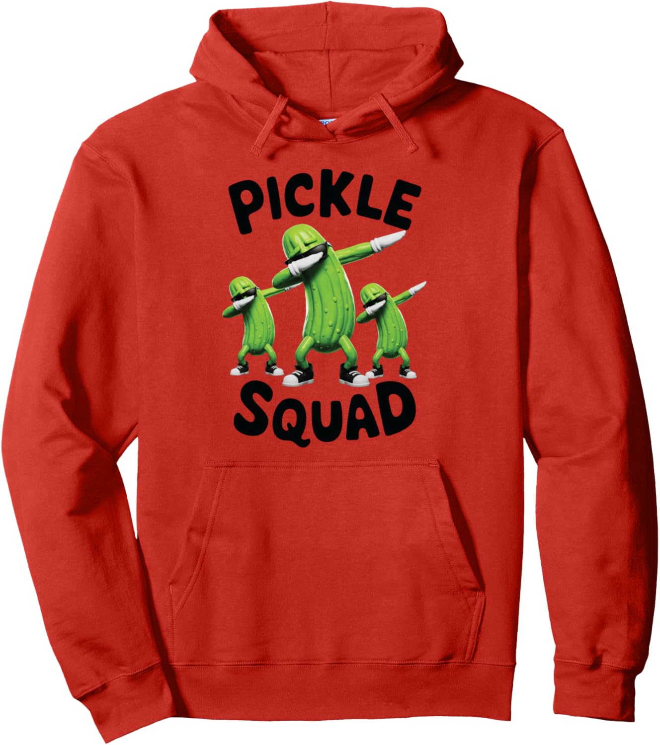 

Pickle Squad, танцующий даббинг, Big Dill Gang, любитель закусок, забавная веганская толстовка Pickle Lover Apparel, красный