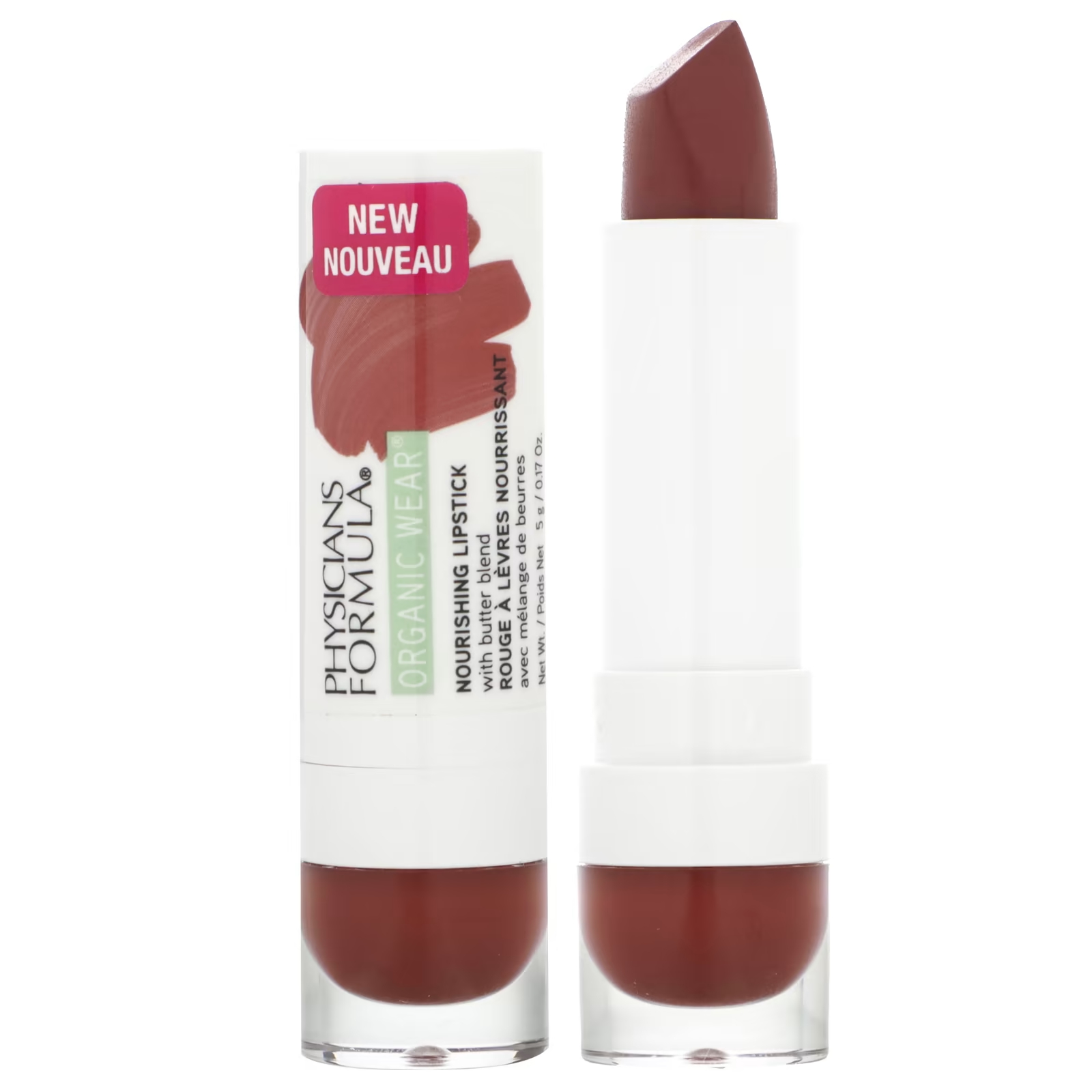 

Губная помада Physicians Formula Organic Wear с питательной масляной смесью, 5 гр.