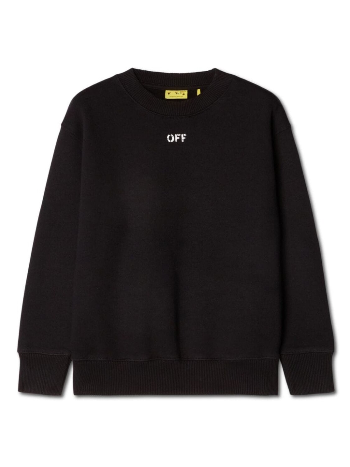 

Off-White Kids толстовка с логотипом Off Stamp, черный