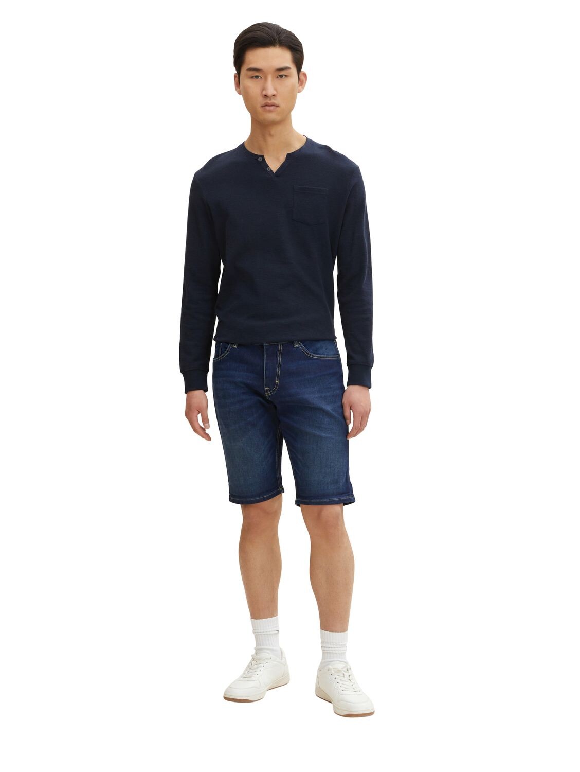 

Тканевые шорты Tom Tailor JOSH regular/straight, синий