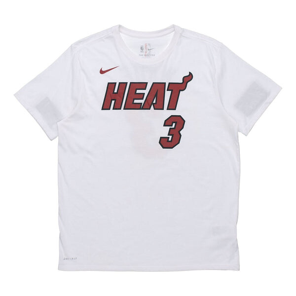 

Футболка nba wade dwayne miami heat limited джерси короткий рукав Nike, белый
