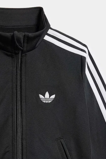 Спортивный костюм из мягкого материала Adidas Originals, черный — фото 3