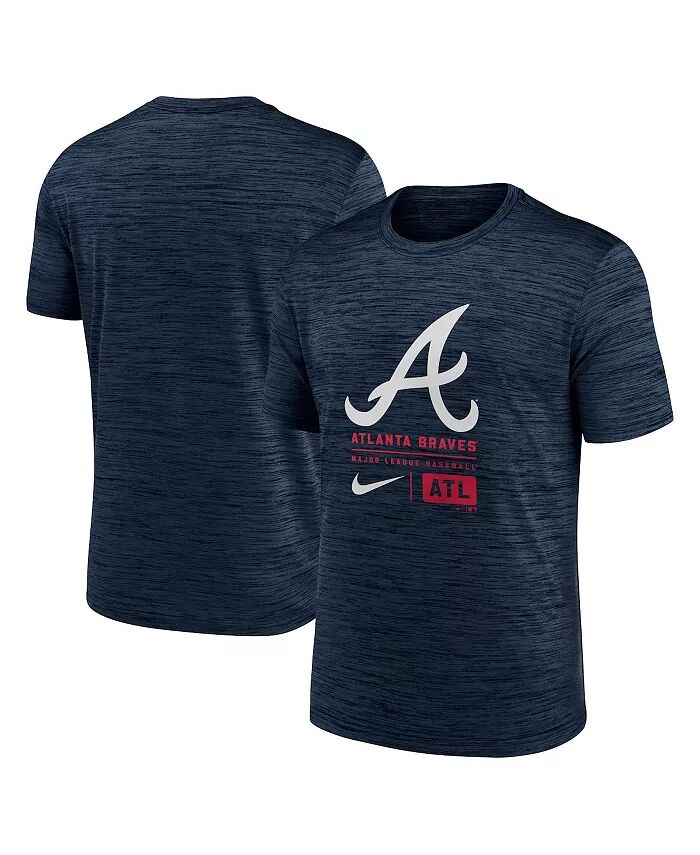 

Мужская футболка Atlanta Braves с большим логотипом Velocity Nike